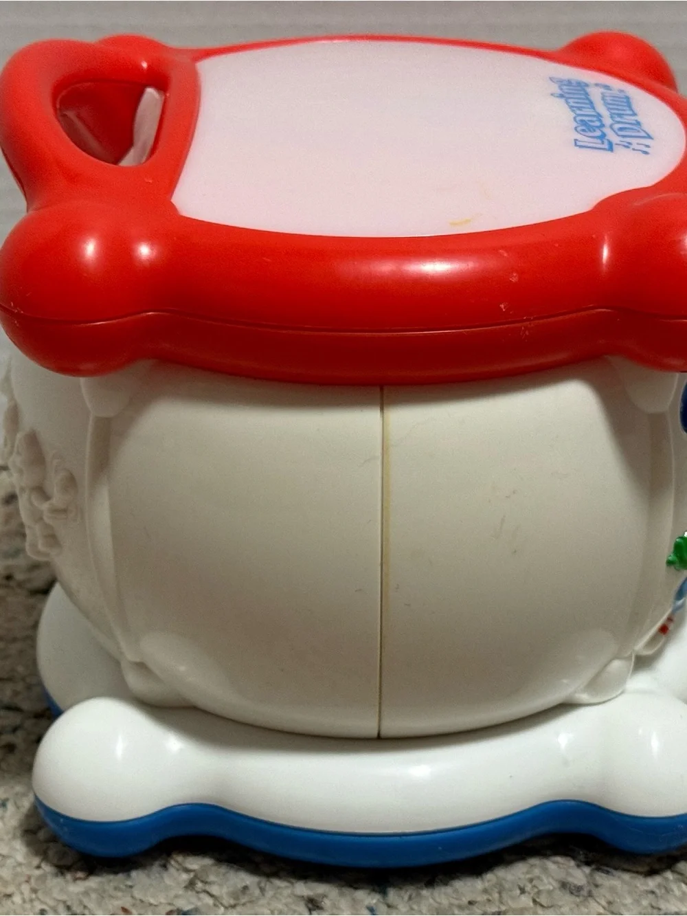 Leap Frog Leapfrog Learning Drum White Educational Musical Lights Sound ABC 123